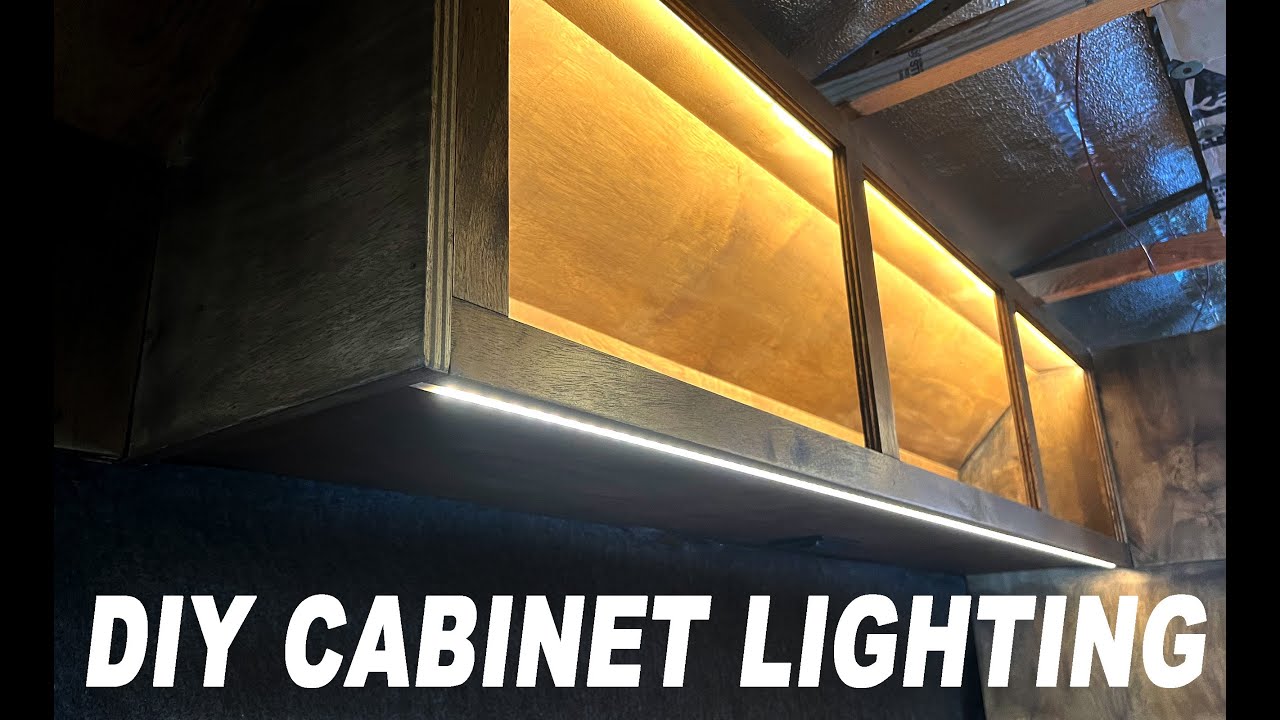 DIY Under Cabinet LED Lighting - Bus Conversion - YouTube
