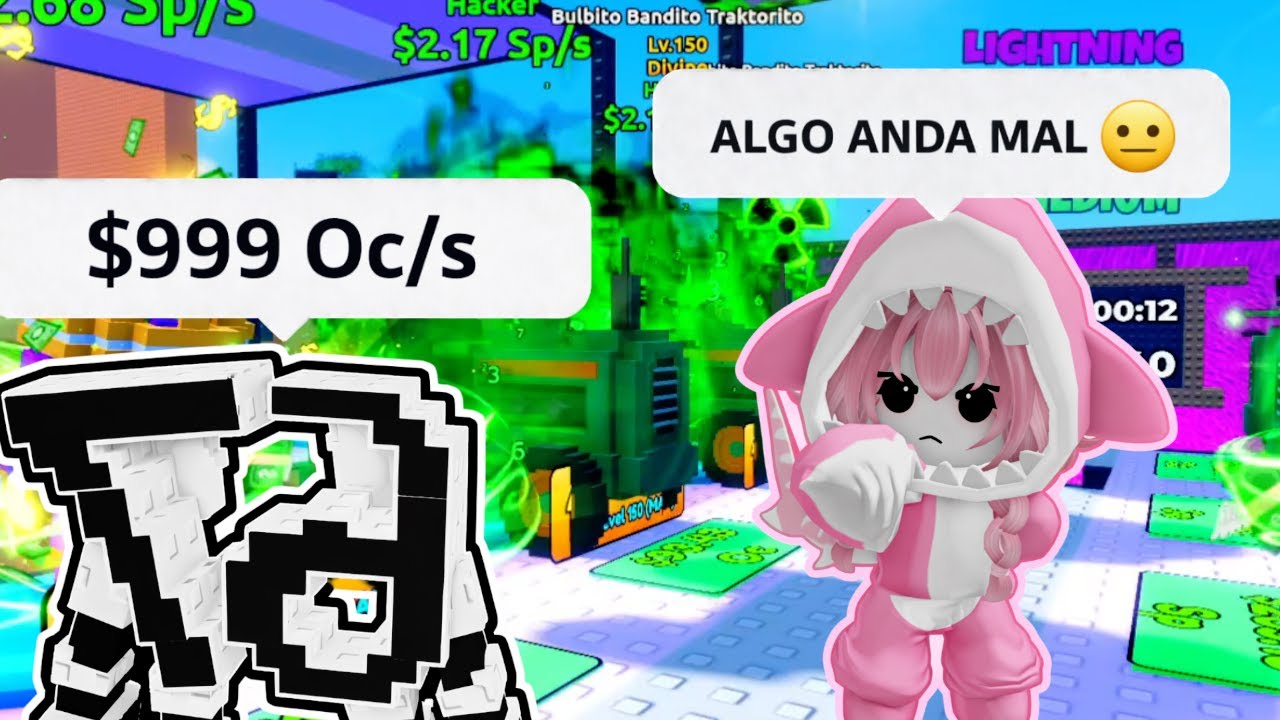 Trolie A Jugadores y Chica Con Un Bug De  Tsunami For Brainrots