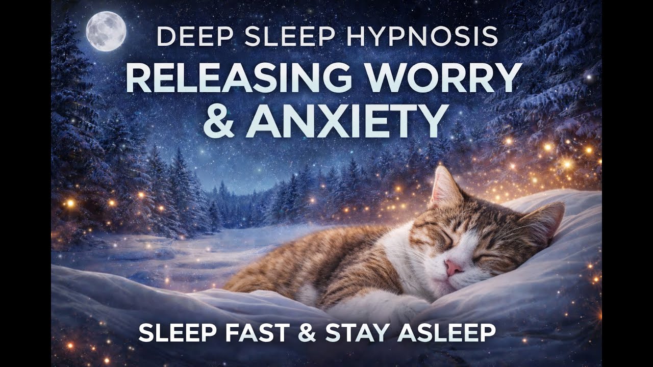 Deep Sleep Hypnosis | Releasing Anxiety and Worry - Melt the Body