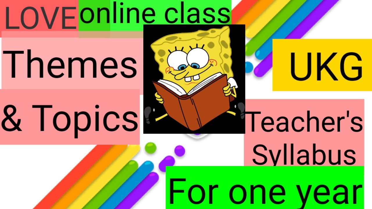 online class UKG Themes and Topics for Full Academic Year|Kindergarten|Playhome|SchoolOpening|Learn