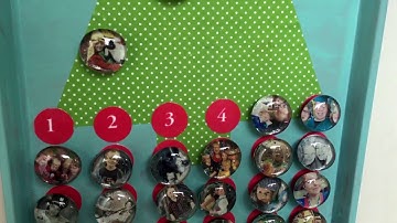 Magnetic Photo Advent Calendar