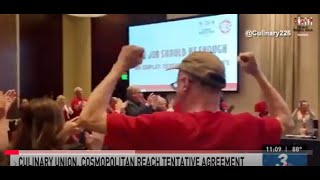 VICTORY: CosmopolitanLV, HMS Host, & Resorts World LV have new union contracts!