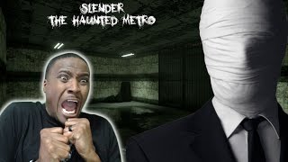 HE'S BAAACK!!  |  Slender: The Haunted Metro REACTION screenshot 1