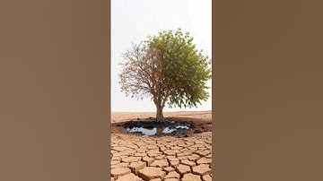 old monkey watered the guava tree #ai #tree #save #water #actingchallenge