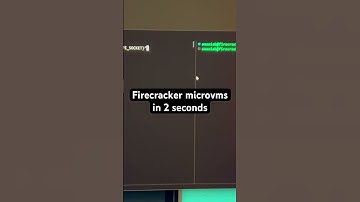 My first jump into microvms and firecracker #microvms #firecracker