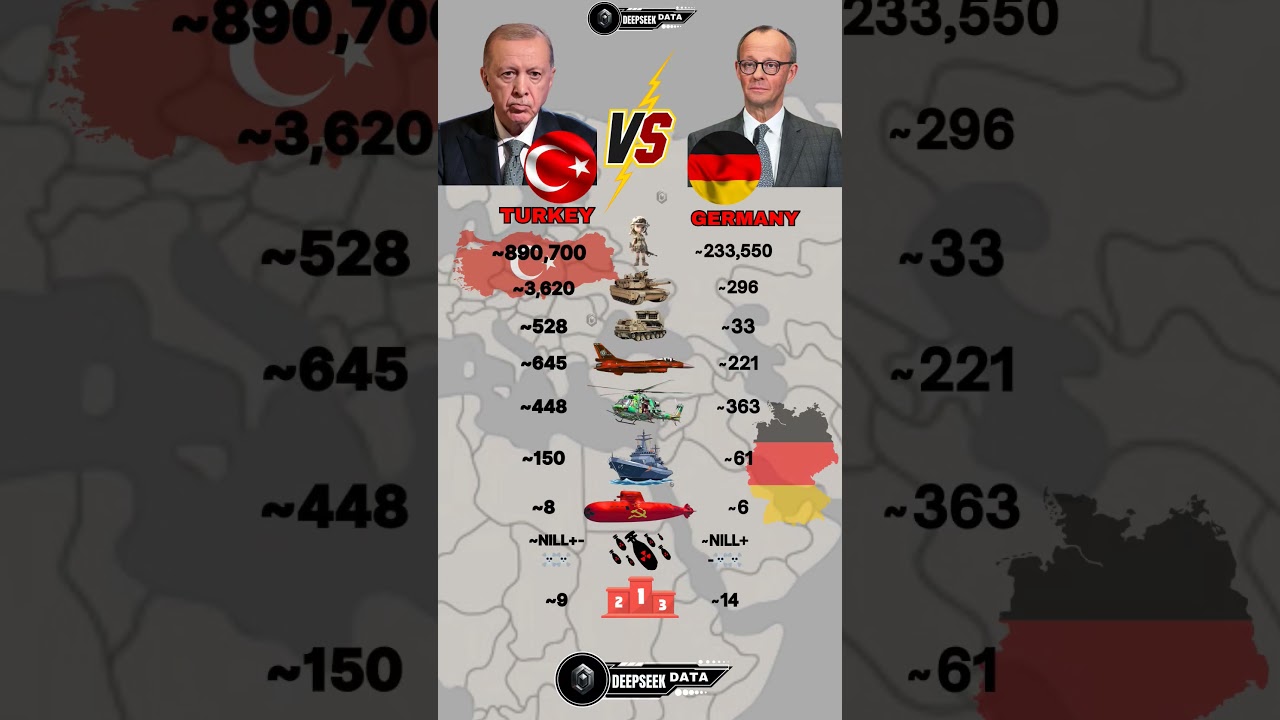 Turkey vs Germany Military Power 2025