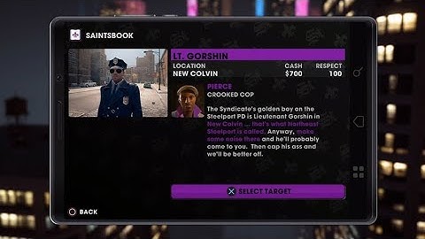 Saints Row: The Third Remastered - Saintsbook Lt. Gorshin & Trafficking