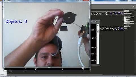 Opencv Python + Arduino Contar objetos y generar Alarma.