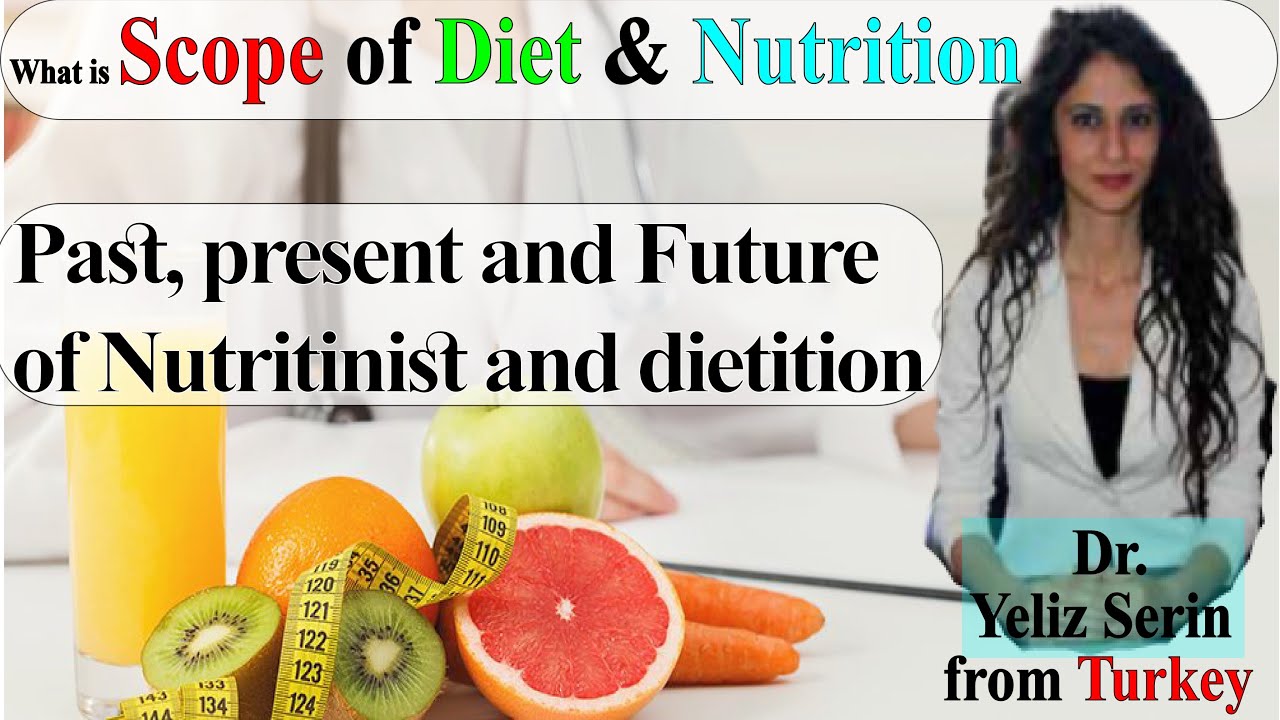 What is scope of nutrition and diet | past, present and future of nutritionist by dr. yeliz serin