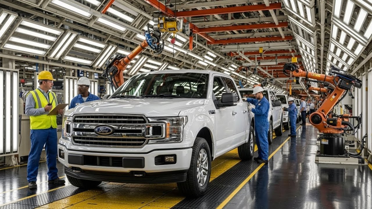 How Ford F‑150 Is Built | Inside the American Pickup Truck Factory (Full Process)