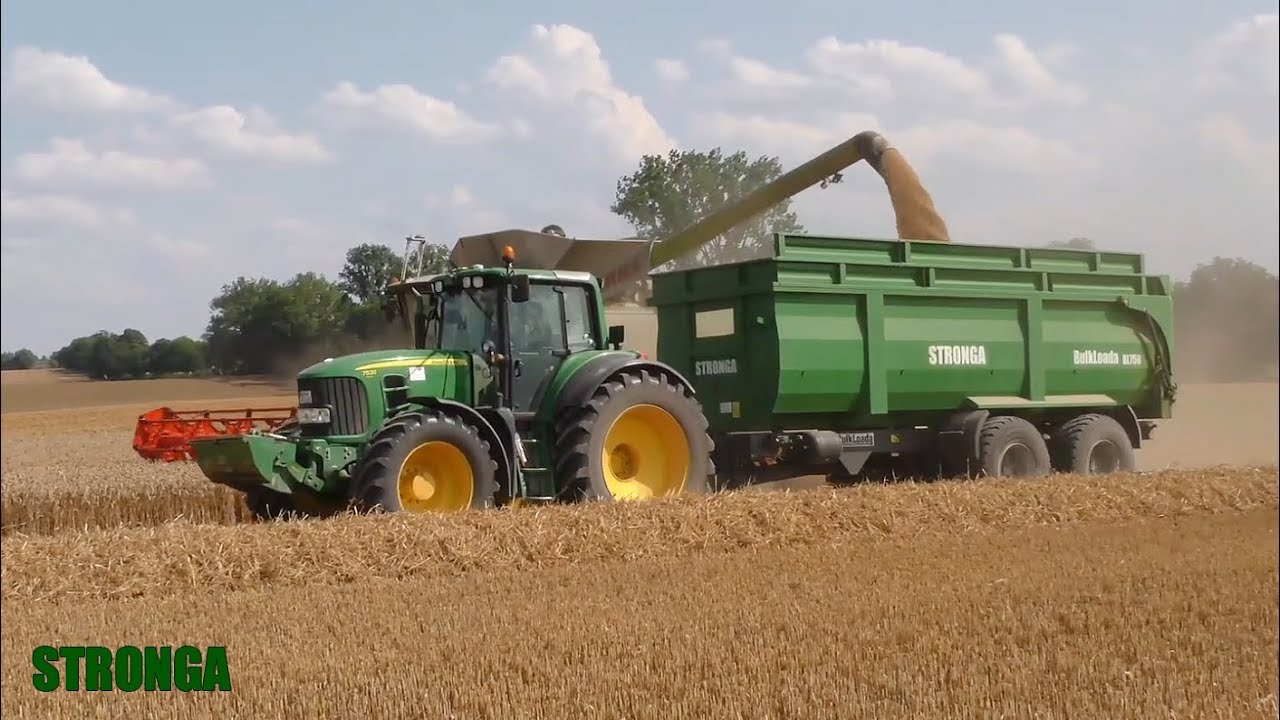 Wheat Harvest (2019) – Stronga BulkLoada, John Deere & Claas Lexion 770