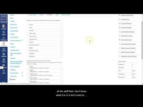 Arranging and Hiding Tabs
