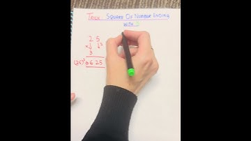 Square of a Number ending with 5. #maths #mathdotcom #mathtricks