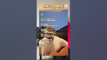 Fall weather is upon us! These are Songs perfect for the fall season and your playlist!