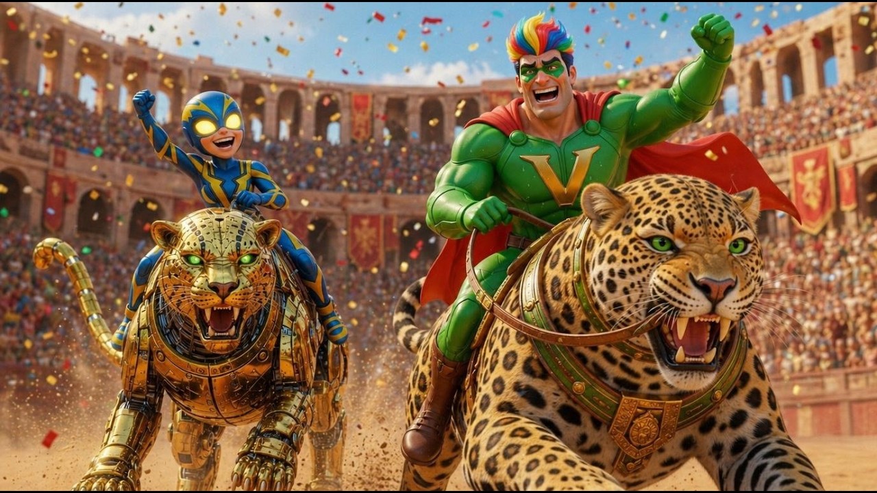 Magic Leperd 🦁 Magic Leopard Championship Goes to Spiderman – Insane Finish! ⚡🏁 ...
