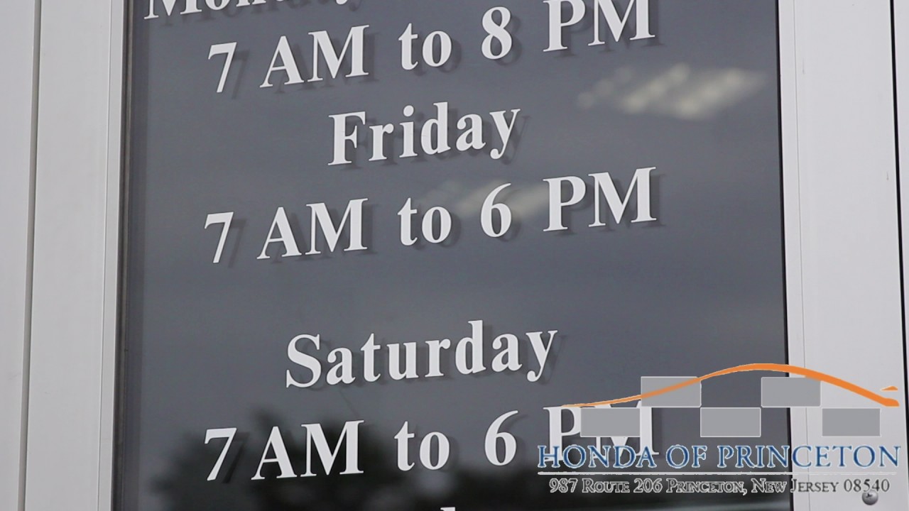 Honda Of Princeton >> Service Hours Honda Of Princeton Youtube Honda Of Princeton >> Service Hours Honda Of Princeton Youtube