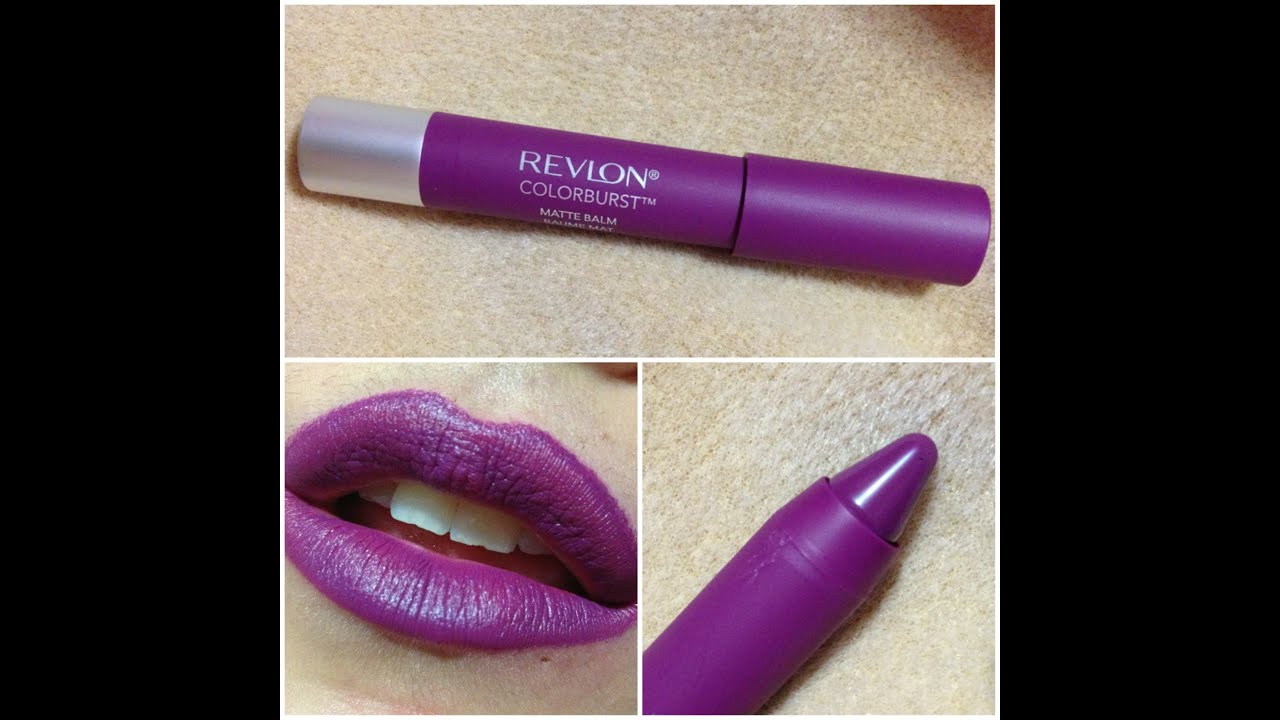 Revlon Color Burst Matte Balm in Shameless Review and lip