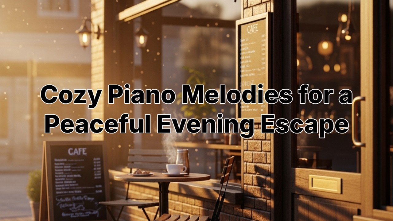Rainy Night Jazz: Cozy Piano Melodies for a Peaceful Evening Escape