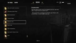 BOOKS: The barons notes (Witcher 3 In-Game Lore)