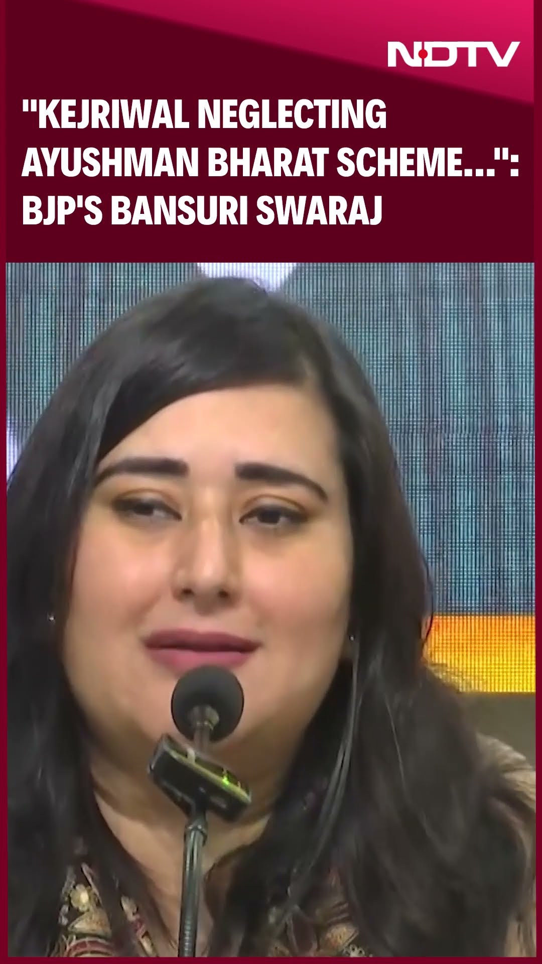 “Kejriwal Neglecting Ayushman Bharat Scheme…”: BJP's Bansuri Swaraj