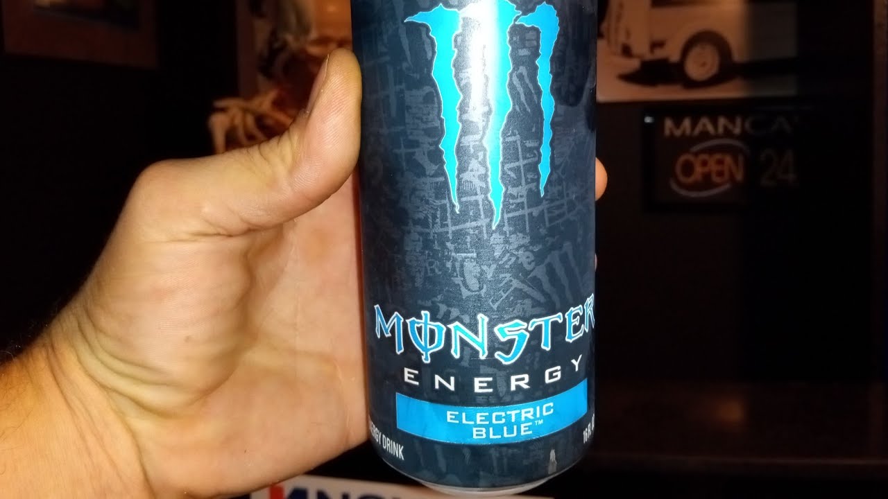 New Monster drink flavor Electric Blue.
