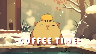 Capybara Lofi Zone - Relaxing Jazz Hop Collection ~ Dreamy Vibes ~ 🌸 ☕ | Sleep Aid