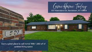 Home For Sale Bardstown KY | 607 Keeneland Dr 40004 | Bourbon Capital