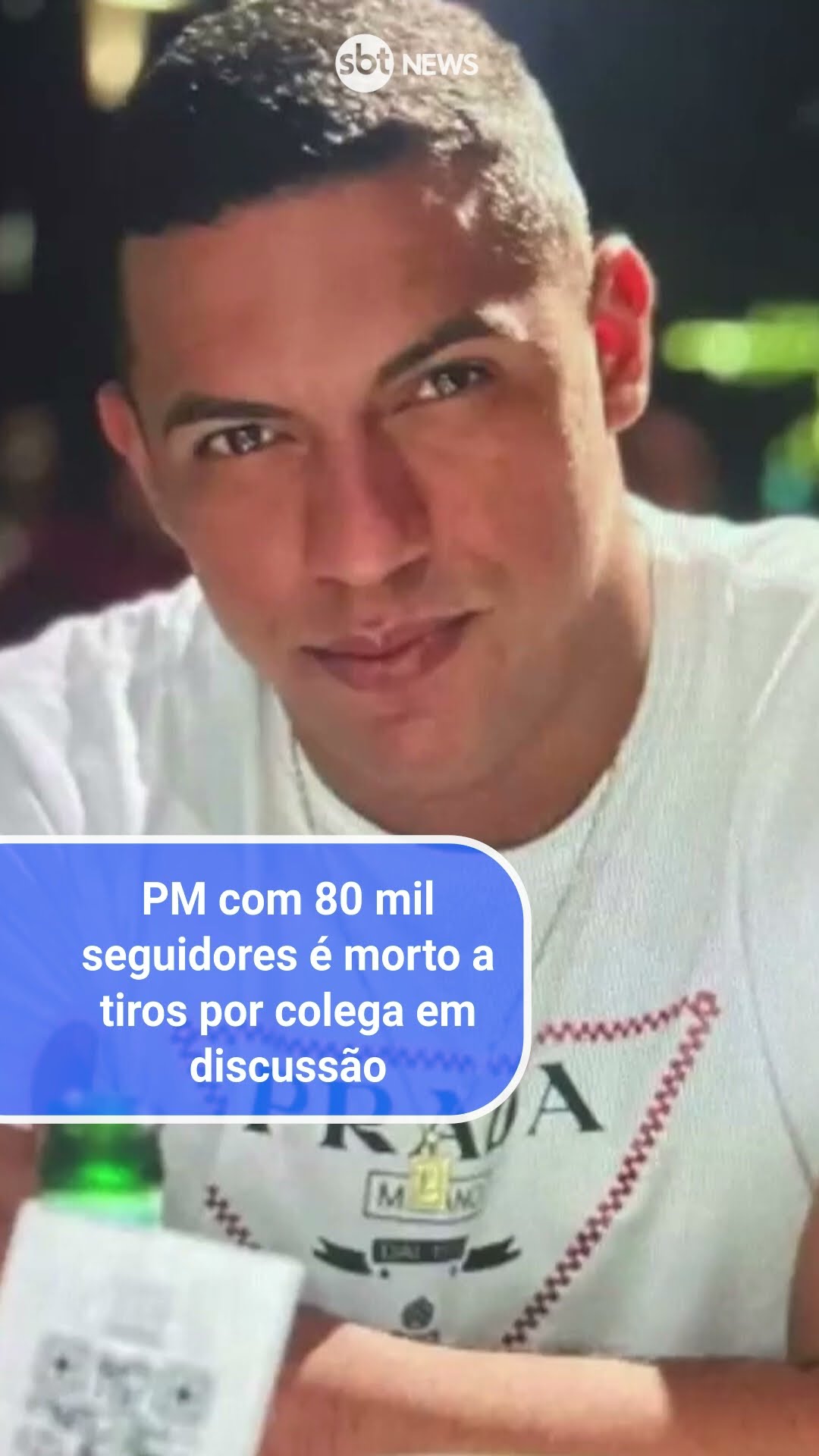 PM com 80 mil seguidores é morto a tiros por colega em discussão