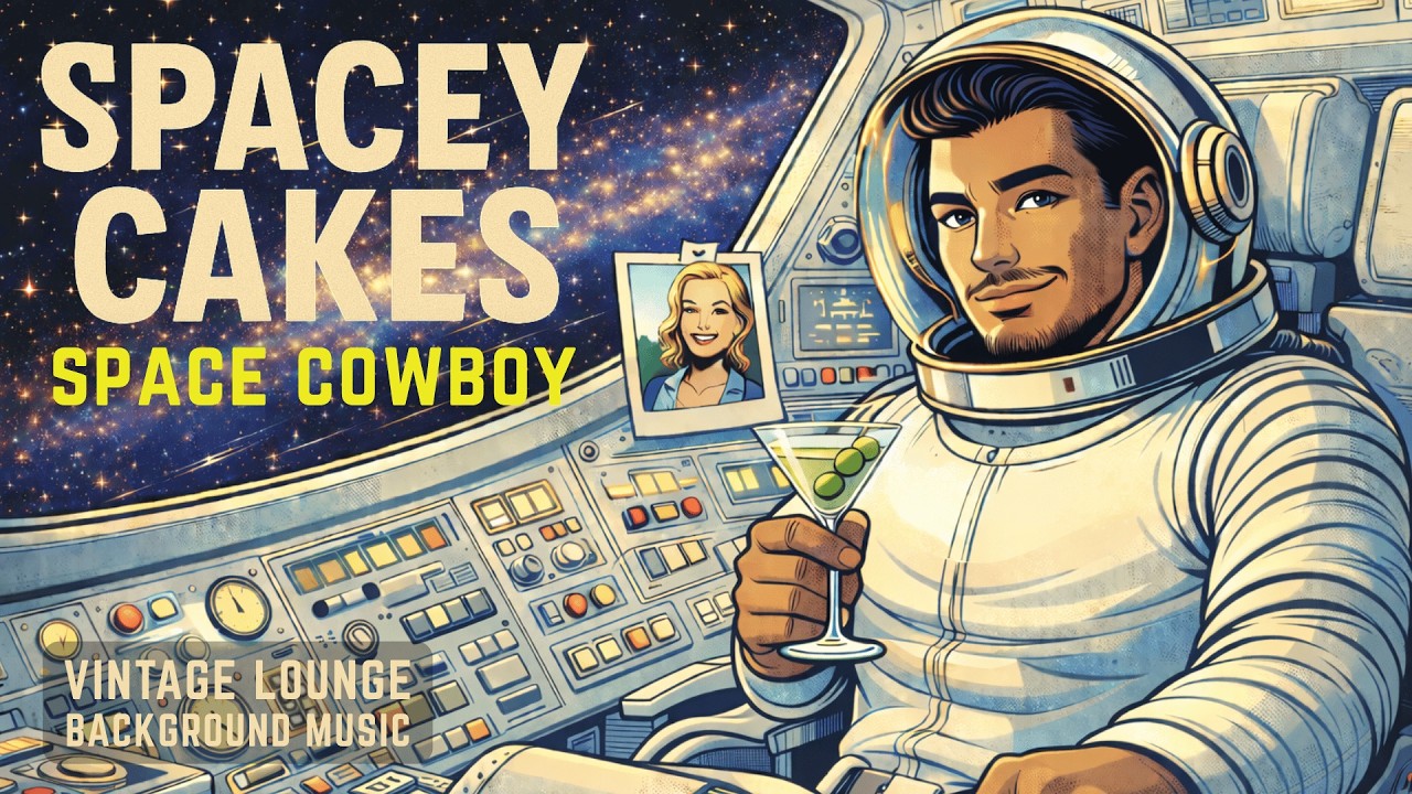 Spacey Cakes | Space Cowboy 🌌 Space Lounge Bossa Nova (1960s Retro Hi-Fi Lounge)