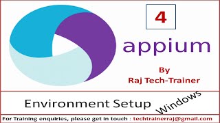 Appium : Mobile Test Automation - Part 4 - Environment Setup (Windows)