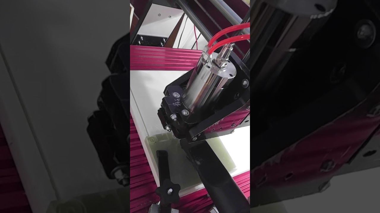 CNC Shark HD4 cutting G10. YouTube