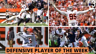 Cleveland Browns DE Myles Garrett named AFC Defensive Player of the Week