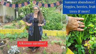 Summer Homestead Tour: Zone 8 Arkansas Lush Growth & Tips [June '26]