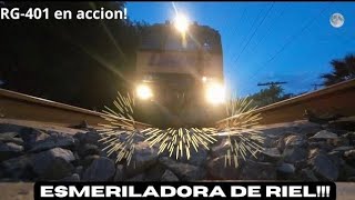 Loram Rail Grinder A Nivel De Via (Under Train)