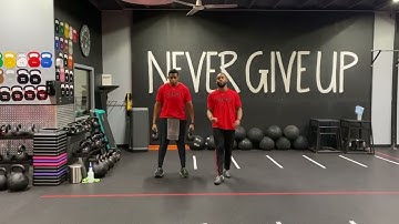 Kettlebell: Squat Curl and Press