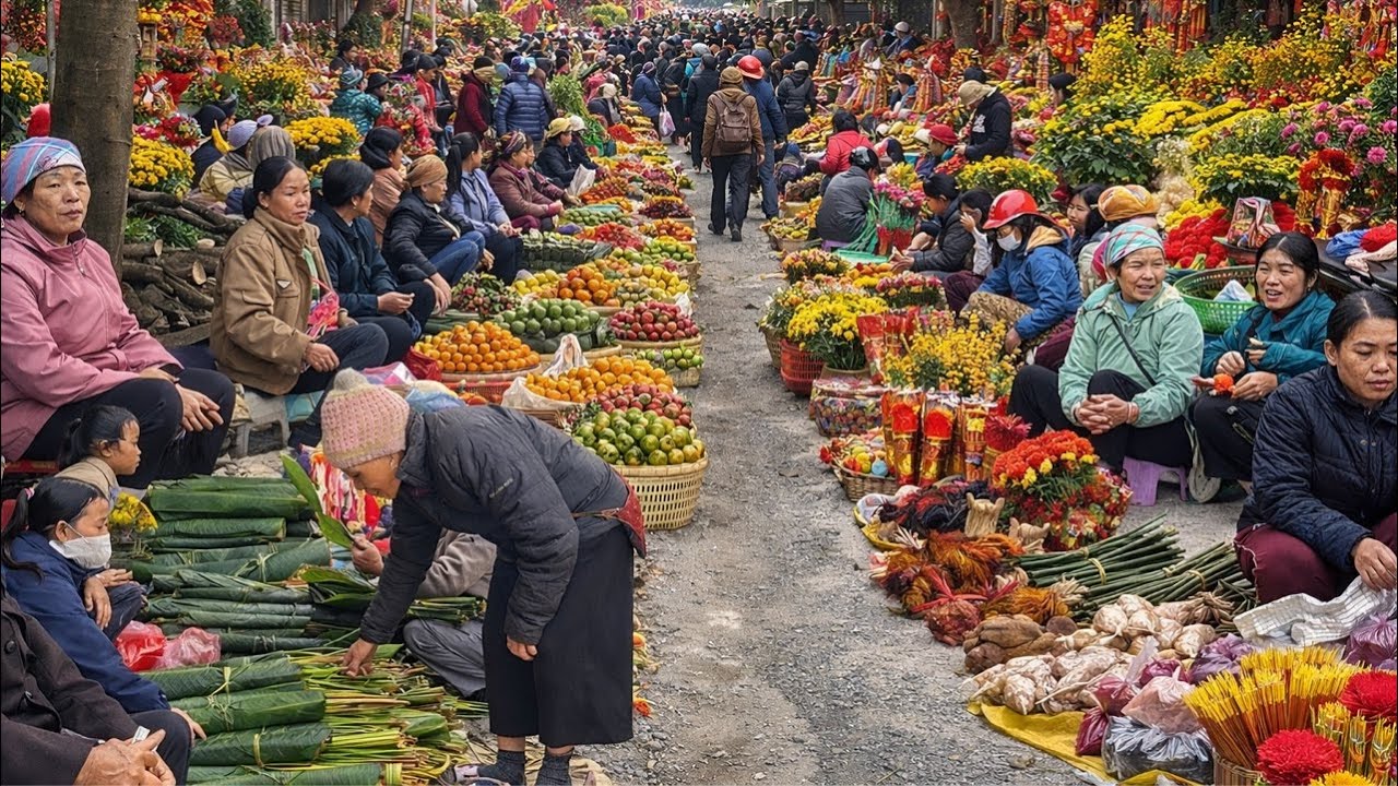🔴 Trực tiếp: Chợ Phiên Cán Cấu - Những Ngày Giáp Tết 14/02/2026 (27 tết) Dân Đi Sắm Tết Đầy Cả Chợ !
