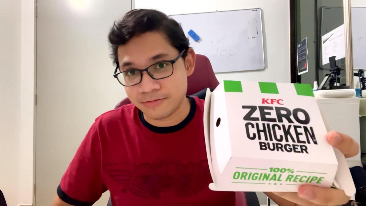 KFC's No Chicken NOT VEGAN Burger? WHAT!- Food Review 015