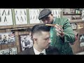 ASMR BARBER Old Money Haircut WWII MOB Skin Fade Tutorial 