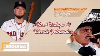 Red Sox outfielder Alex Verdugo shared a bond with Mexican icon Vicente Fernandez, who died Sunday.