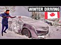 Canada Winter Driving Tips | YE GALTI MAT KARNA | Indian Vlogger in Canada