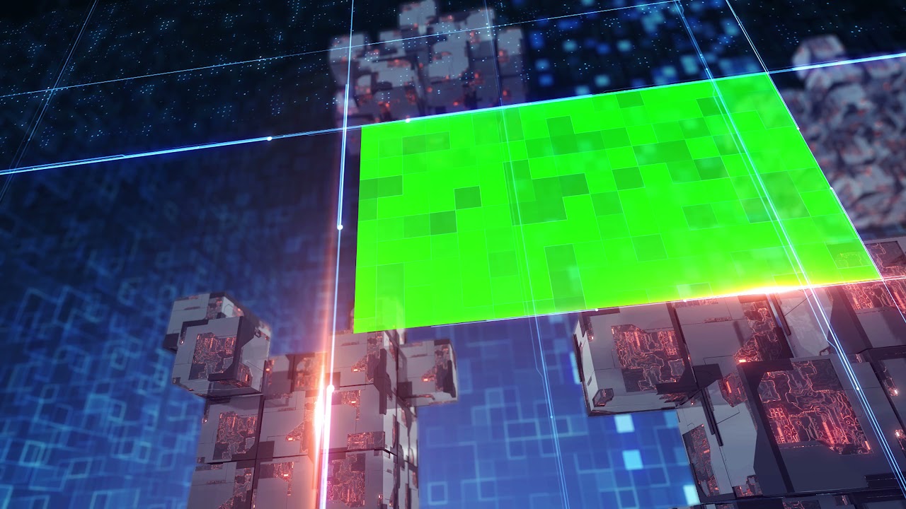 Glowing Particles News Promo with Green Screen Version Template in 4K  | FREE TO USE | iforEdits