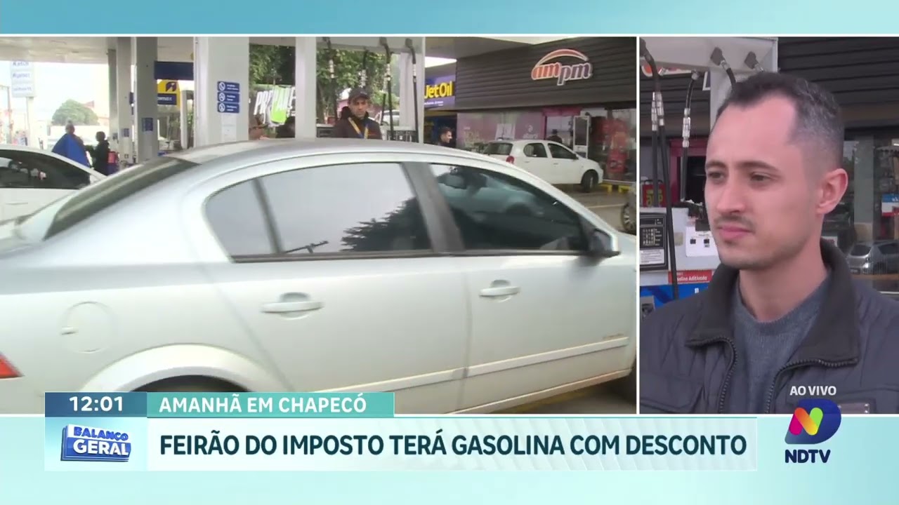 Feirão do Imposto em Chapecó terá gasolina com desconto especial