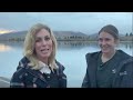 Wendy Petrie chats to Olympic Champion Kerri Williams on day 5 of the 2026 Maadi Regatta