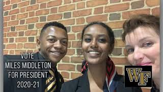 Miles Middleton for President Wake Forest