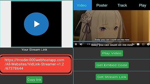 VidLink Streamer v1.2 - Play&Stream Videos from URL or with video.js & Google Drive Links