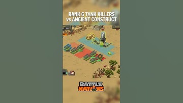 R6 Tank Killers vs Ancient Construct in BATTLE NATIONS