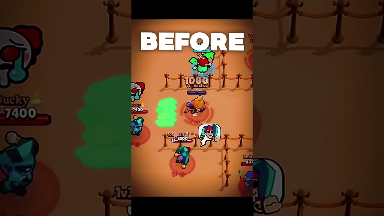 1hp 🤡 #brawlstars #1hp #viralvideo