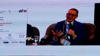 Perry Ferrer, Chairman &amp; CEO EMS Group Ph on HLD Asean Italy Economic Relations
