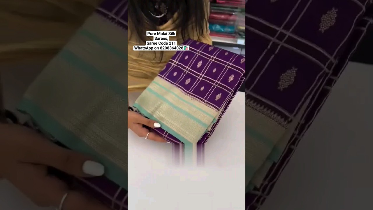 🛍️ Pure Malai Silk Sarees 