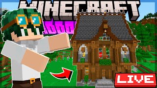 🔴LIVE🔴FAZENDO A MINHA NOVA MEGA BASE! {MINECRAFT PE ADDONPACK }!🔴